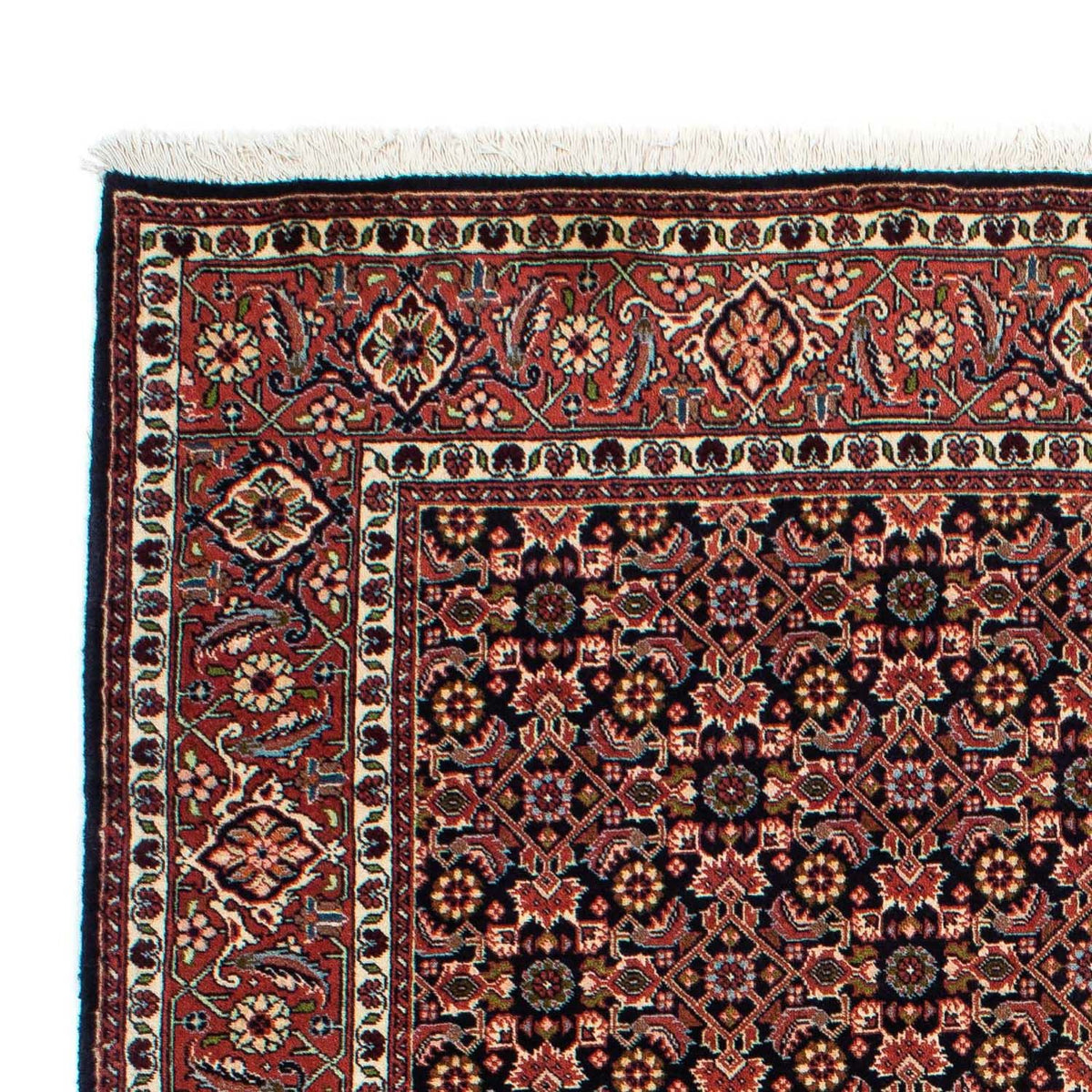 Persisk matta - Bijar - 209 x 140 cm - mörkblå