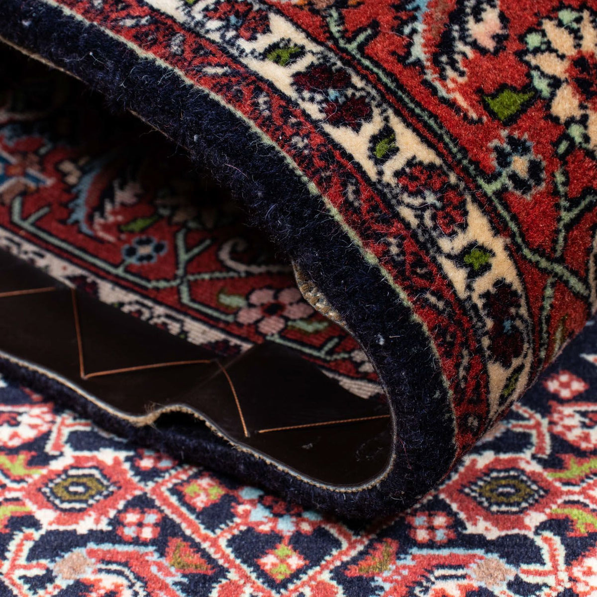 Persisk matta - Bijar - 209 x 140 cm - mörkblå