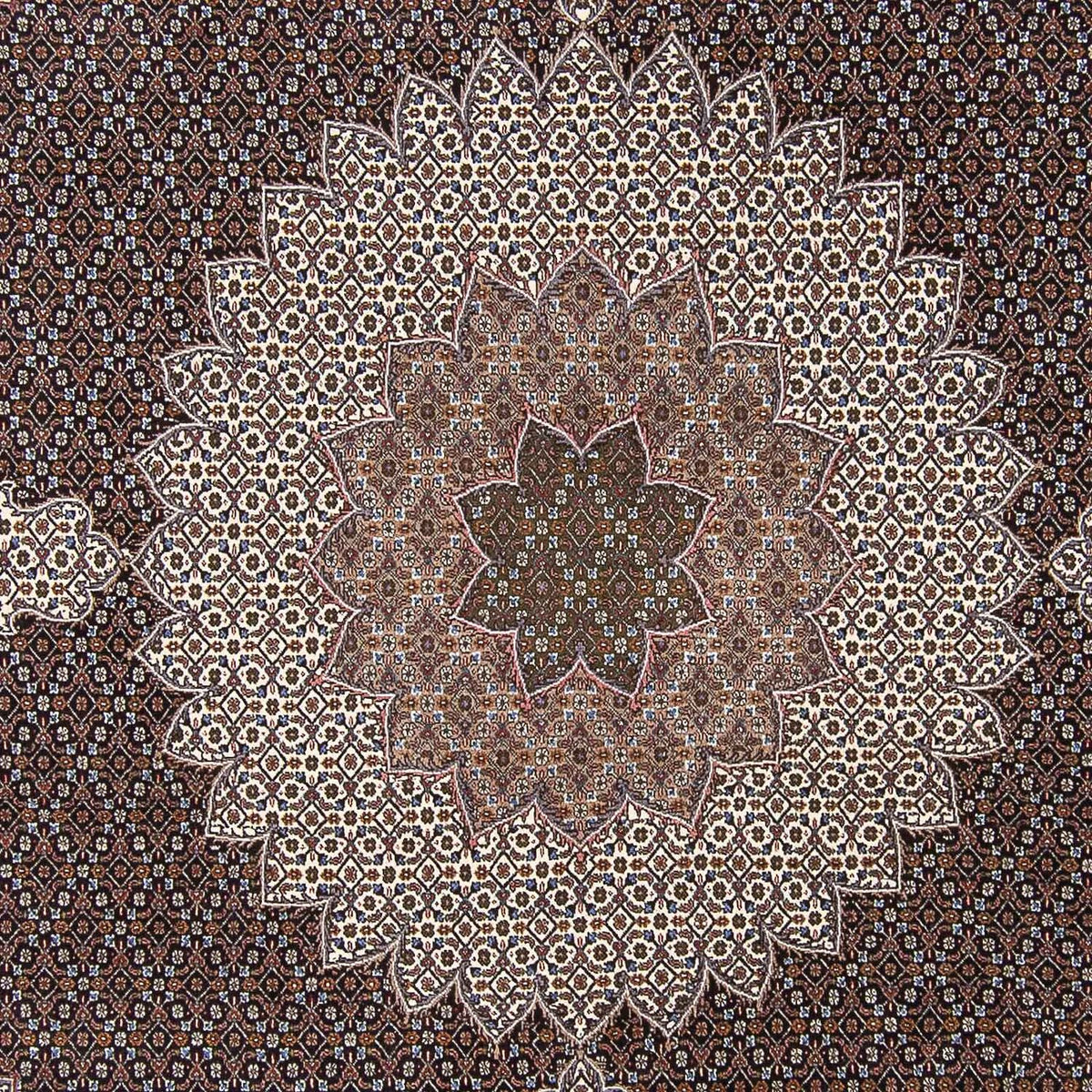 Persisk matta - Tabriz - Royal kvadrat  - 305 x 299 cm - flerfärgad