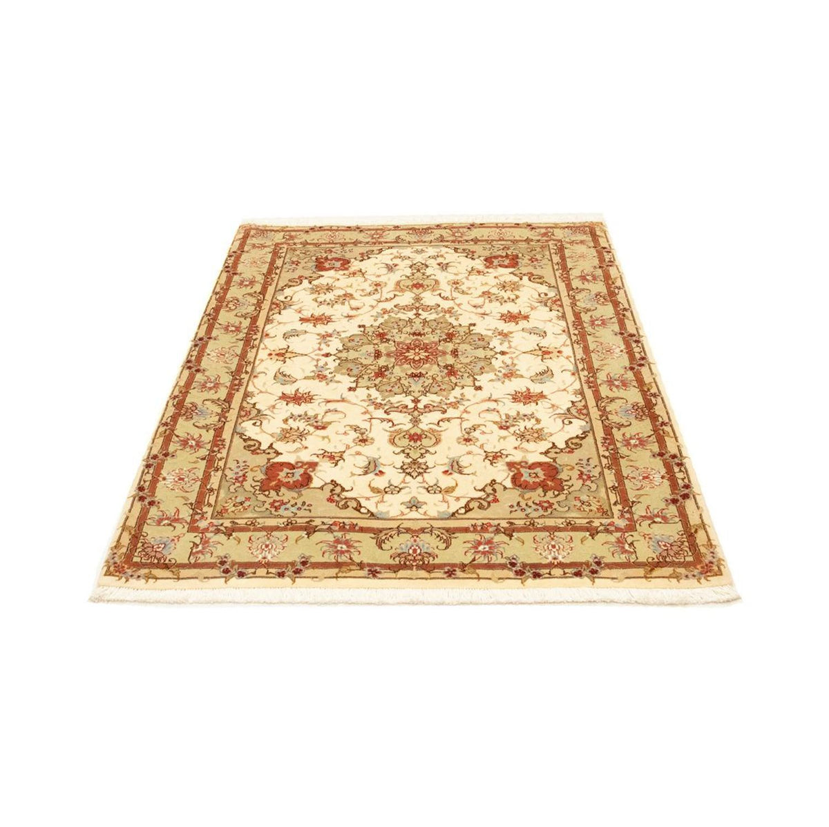 Persisk matta - Tabriz - Royal - 143 x 103 cm - beige