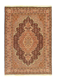 Persisk matta - Tabriz - Royal - 145 x 101 cm - svart