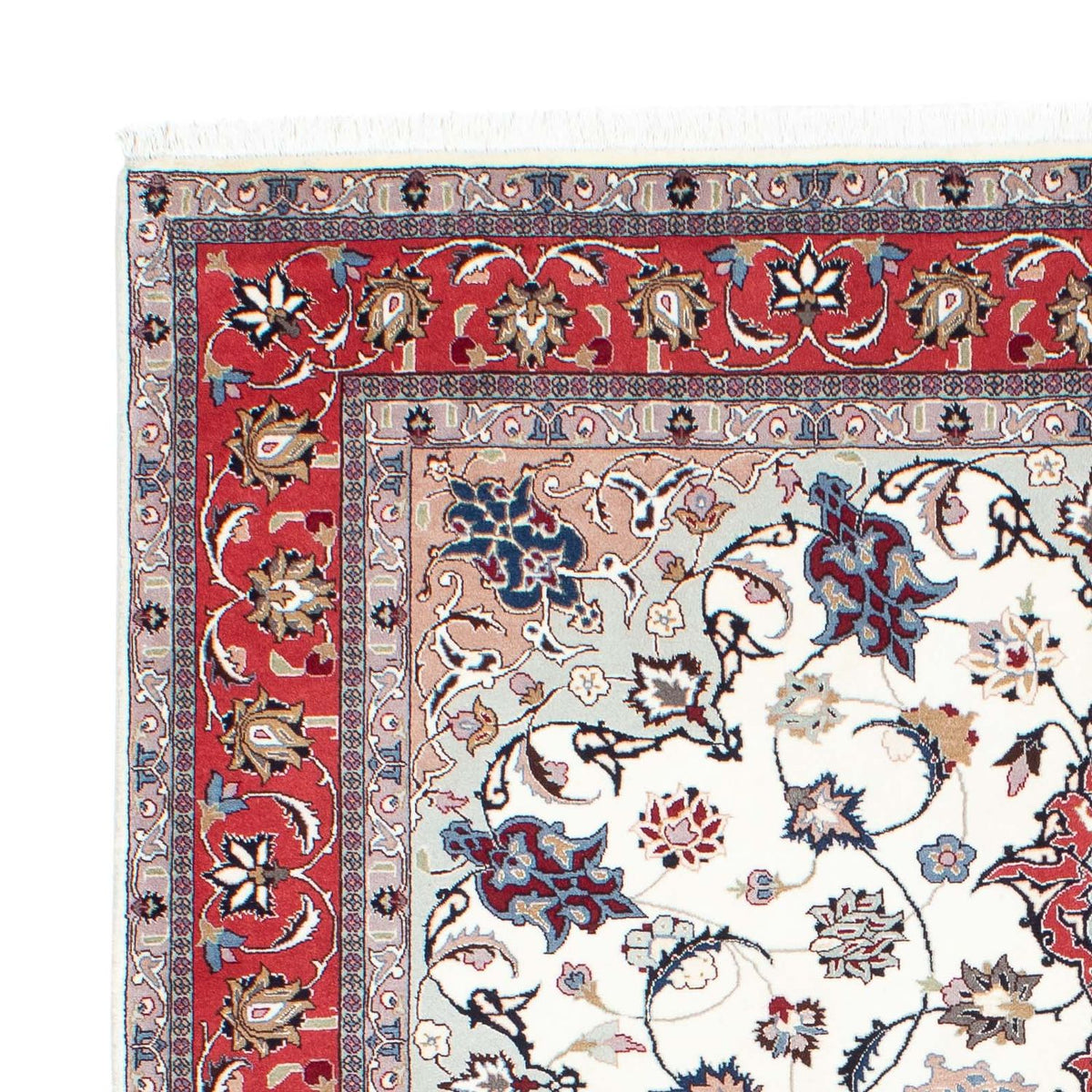 Persisk matta - Tabriz - Royal - 202 x 147 cm - beige