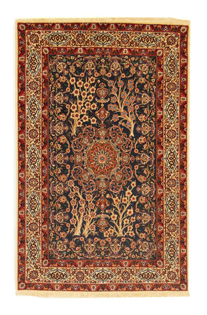 Persisk matta - Isfahan - Premium - 155 x 103 cm - svart
