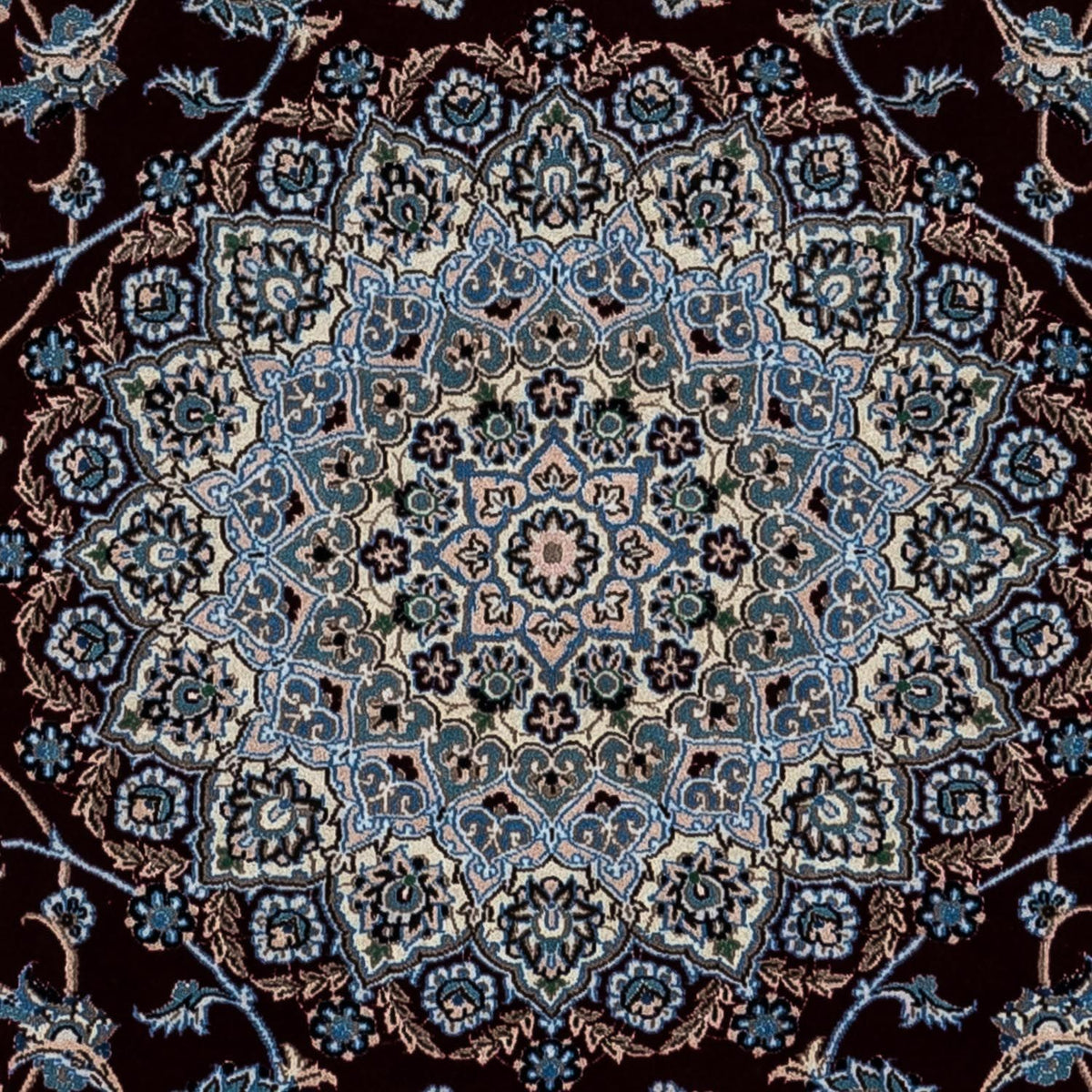 Persisk matta - Nain - Royal - 347 x 248 cm - svart