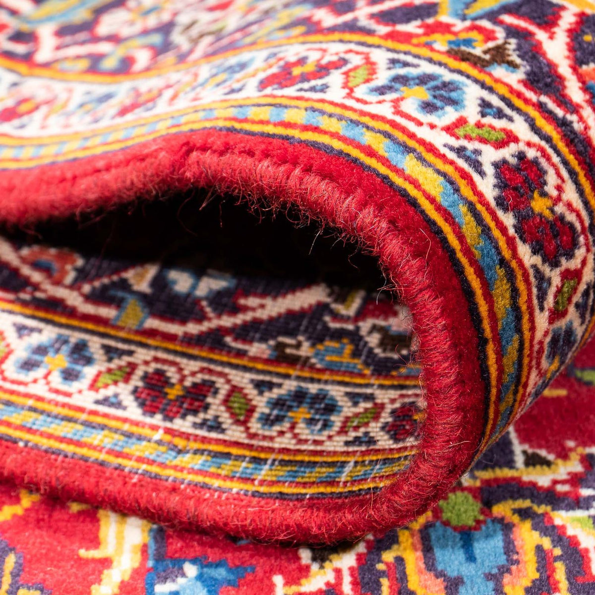 Persiska mattor - Keshan - 226 x 137 cm - röd