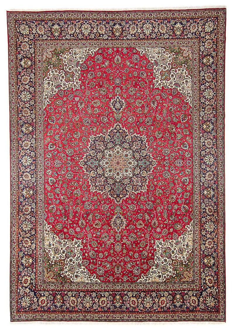 Persisk matta - Tabriz - Royal - 405 x 300 cm - röd