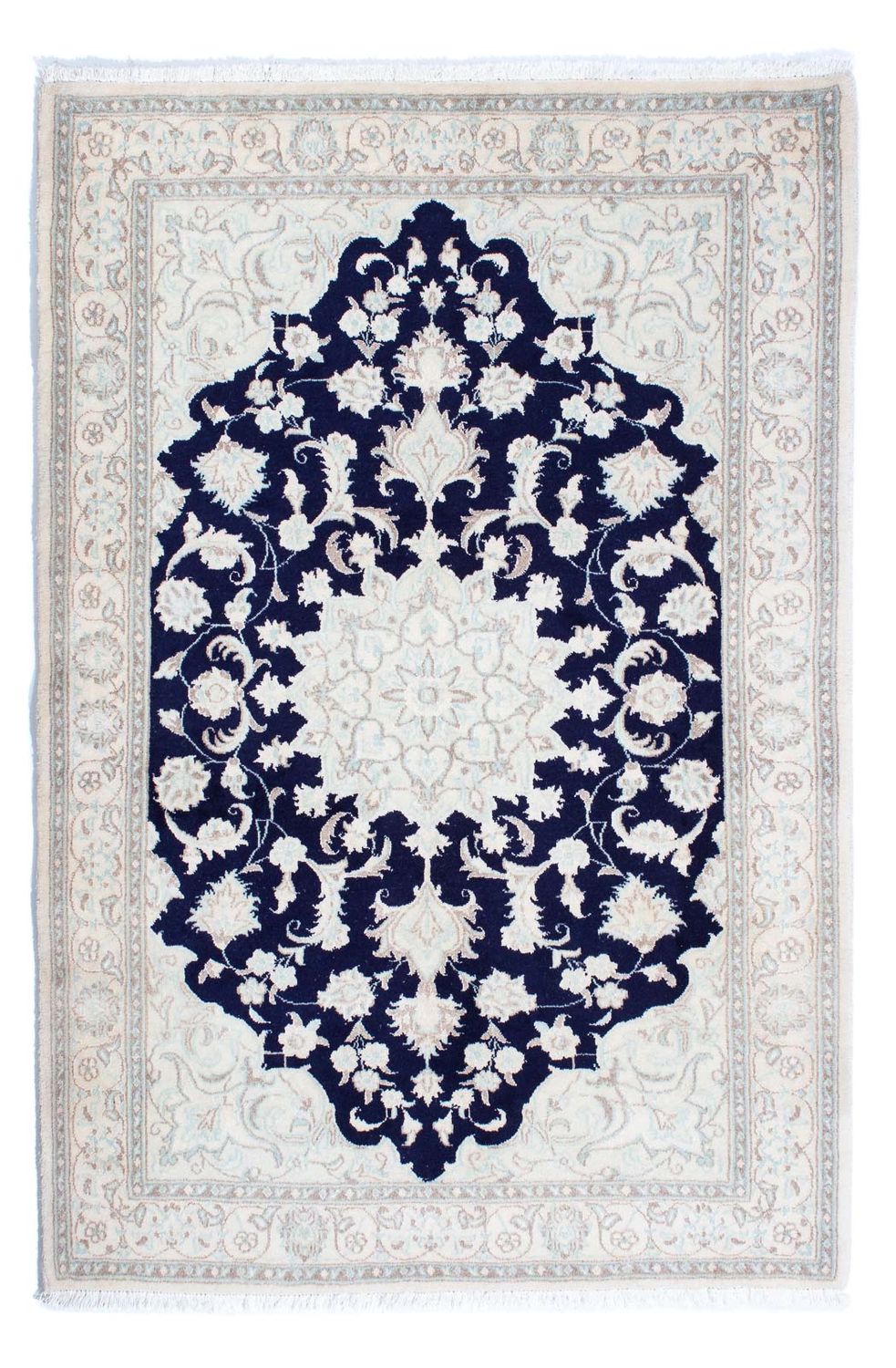 Persisk matta - Nain - 189 x 130 cm - beige
