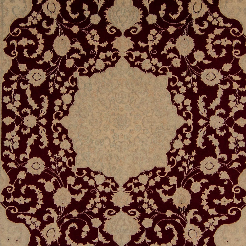 Persisk matta - Nain - 328 x 249 cm - mörkröd