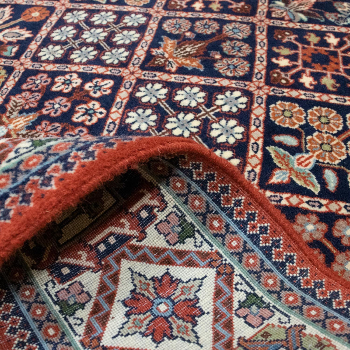 Persisk matta - Nomadic - 200 x 132 cm - mörkblå