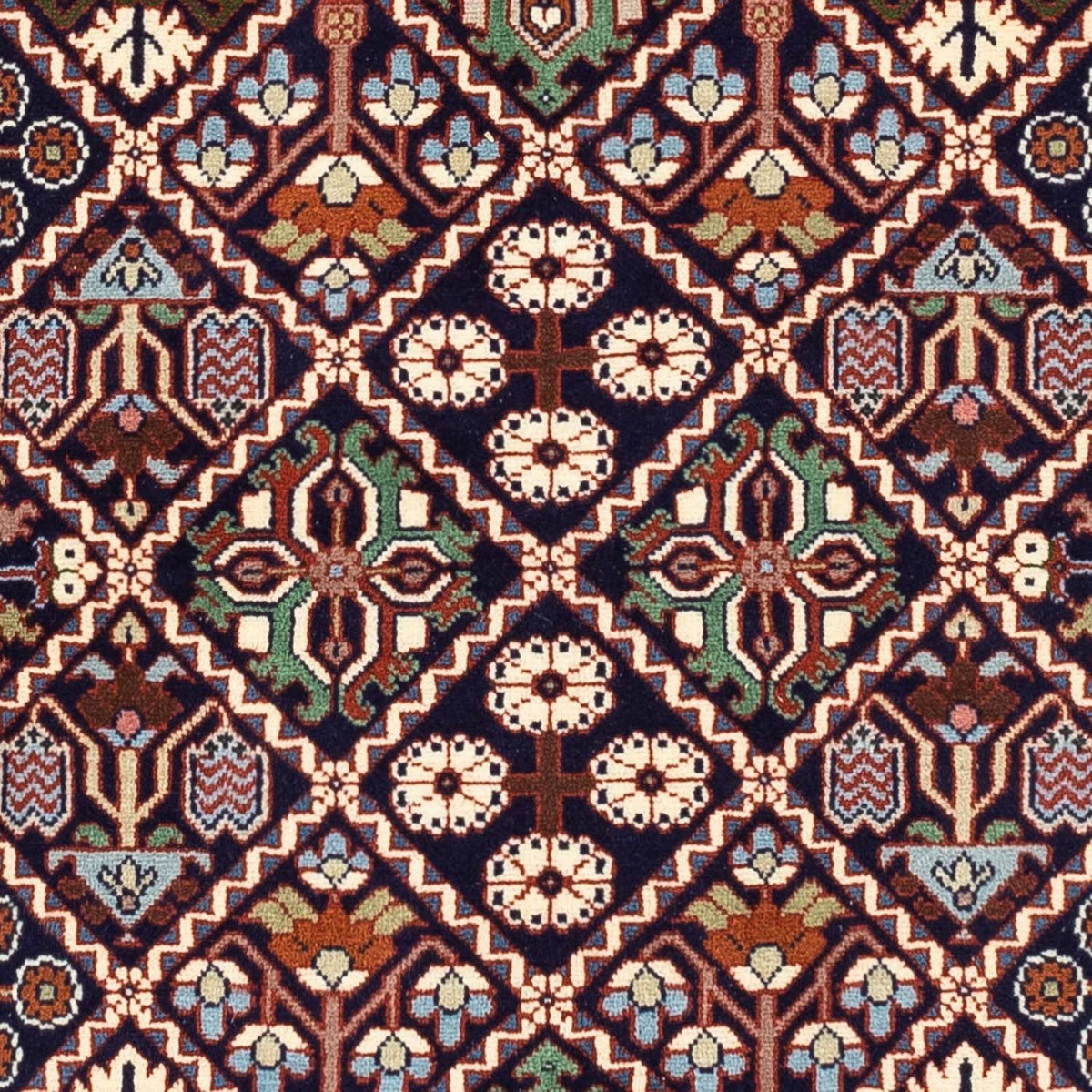 Persisk matta - Nomadic - 153 x 111 cm - mörkblå