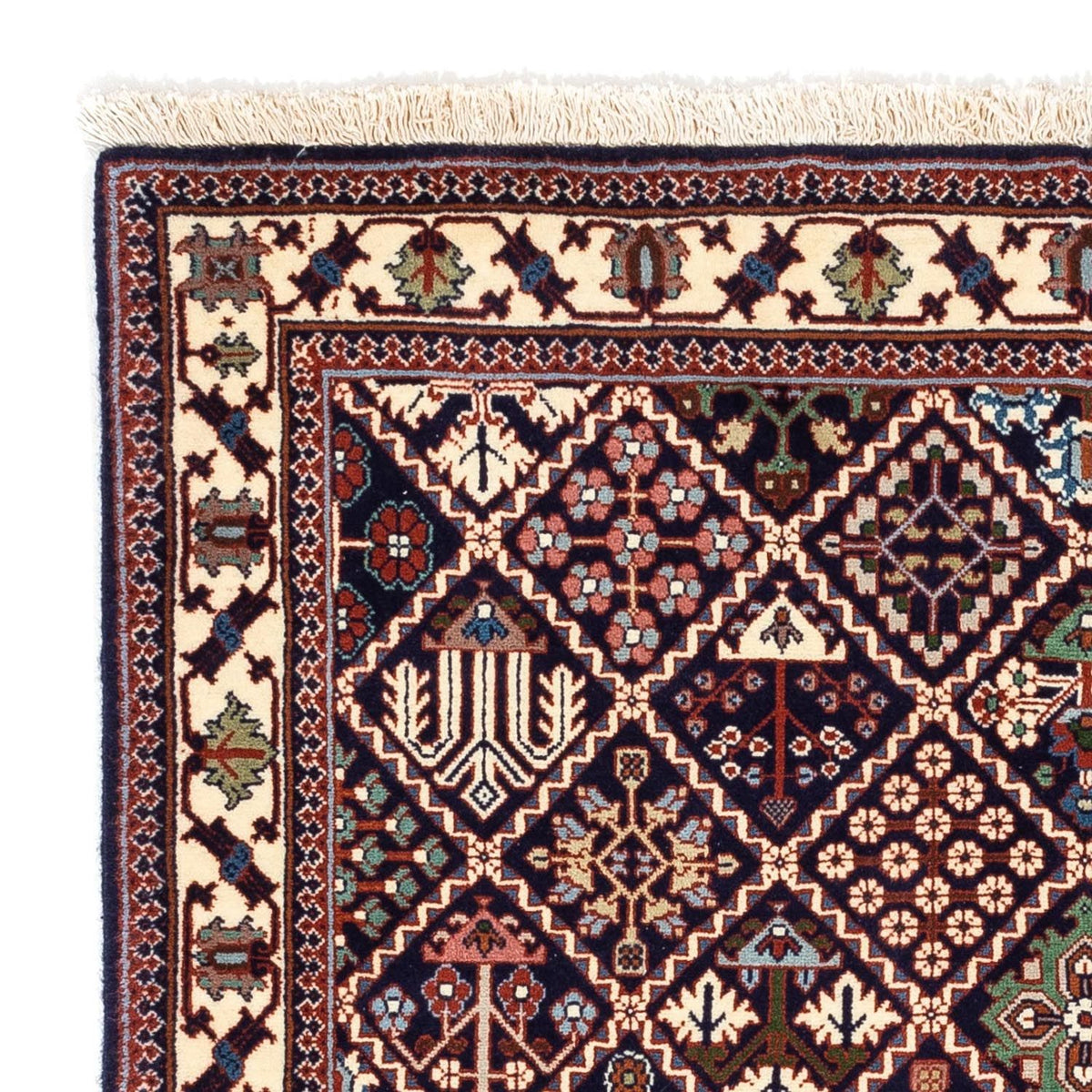 Persisk matta - Nomadic - 153 x 111 cm - mörkblå