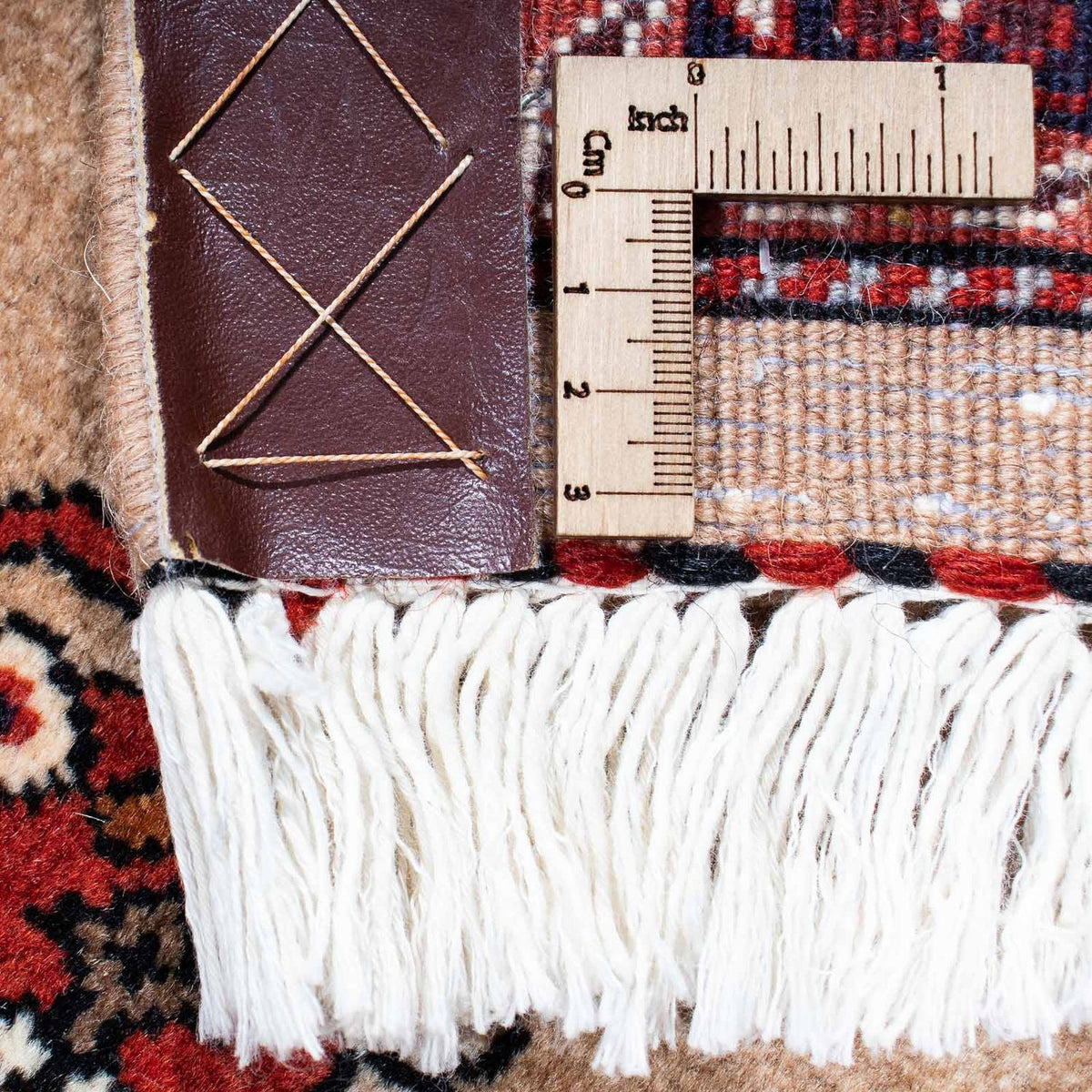 Persisk matta - Nomadic - 246 x 174 cm - ljusbrun