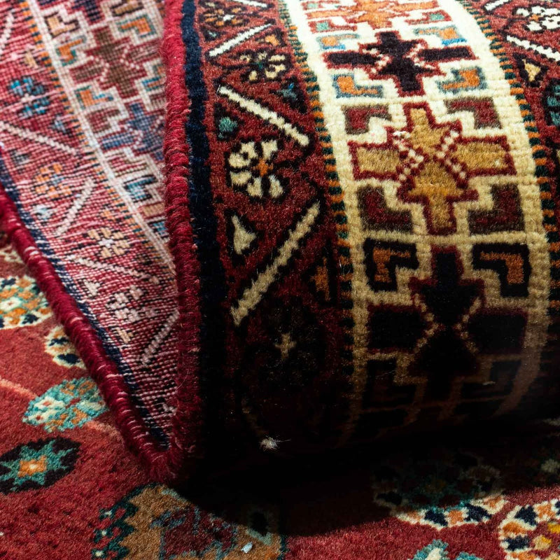 Persisk matta - Nomadic - 277 x 173 cm - mörkröd