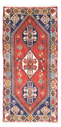 Runner Persisk matta - Nomadic - 159 x 76 cm - mörkröd