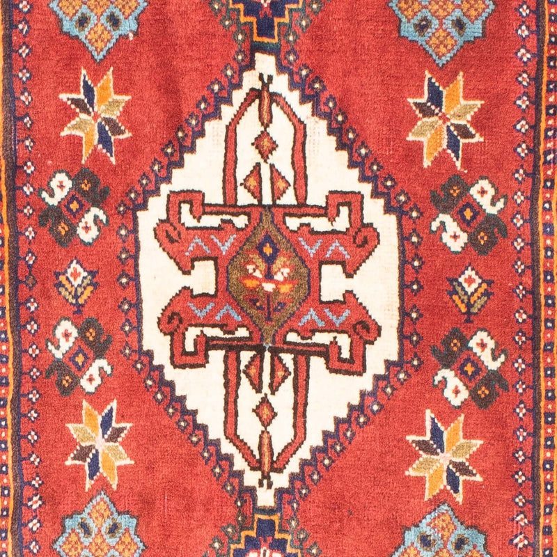 Runner Persisk matta - Nomadic - 159 x 76 cm - mörkröd