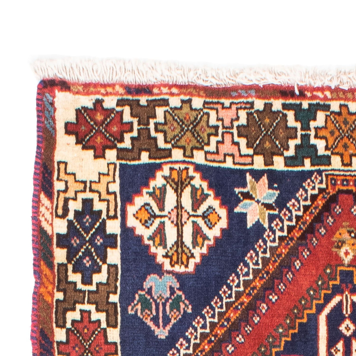 Runner Persisk matta - Nomadic - 159 x 76 cm - mörkröd