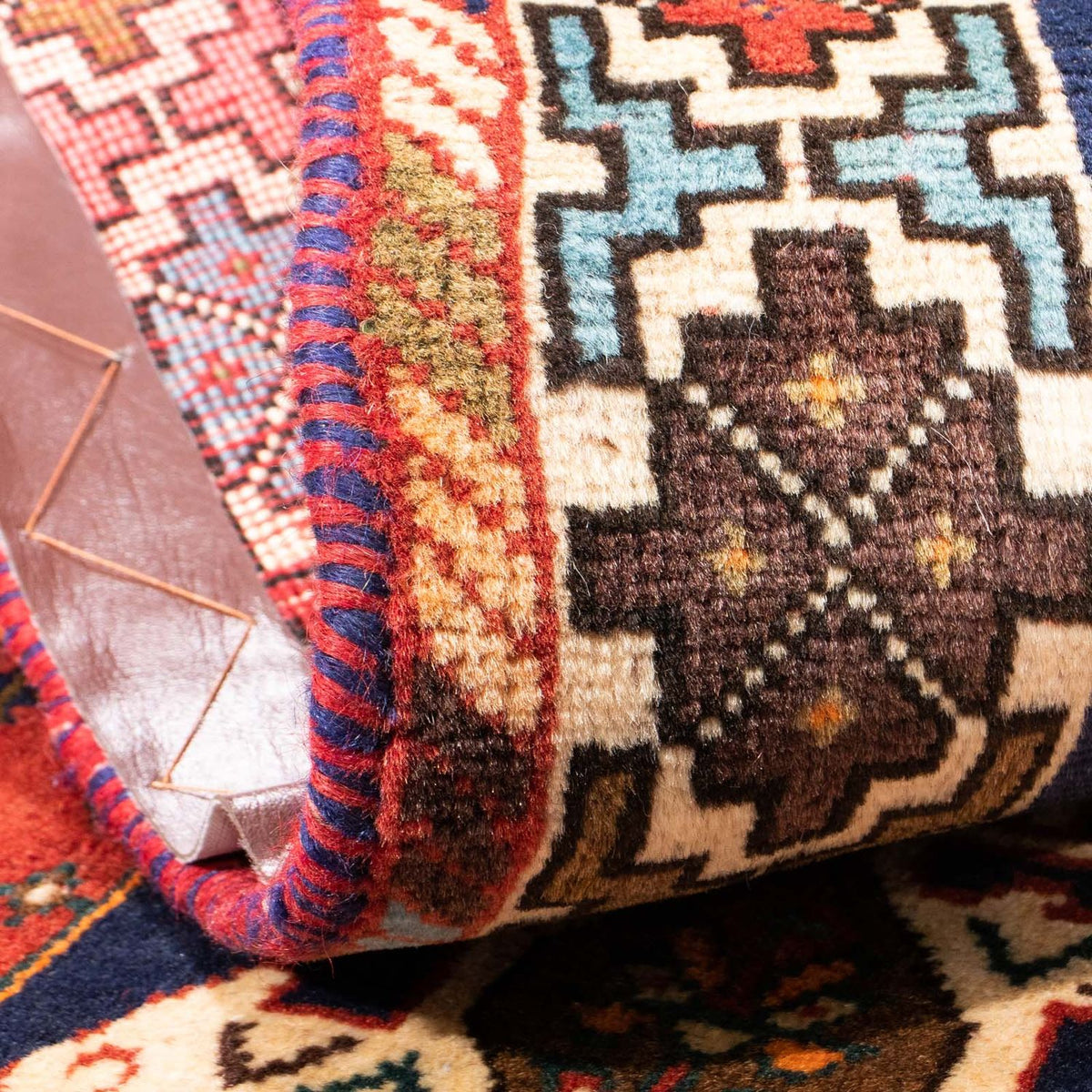 Runner Persisk matta - Nomadic - 159 x 76 cm - mörkröd