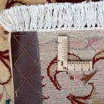 Persisk matta - Tabriz - Royal - 90 x 60 cm - mörkröd