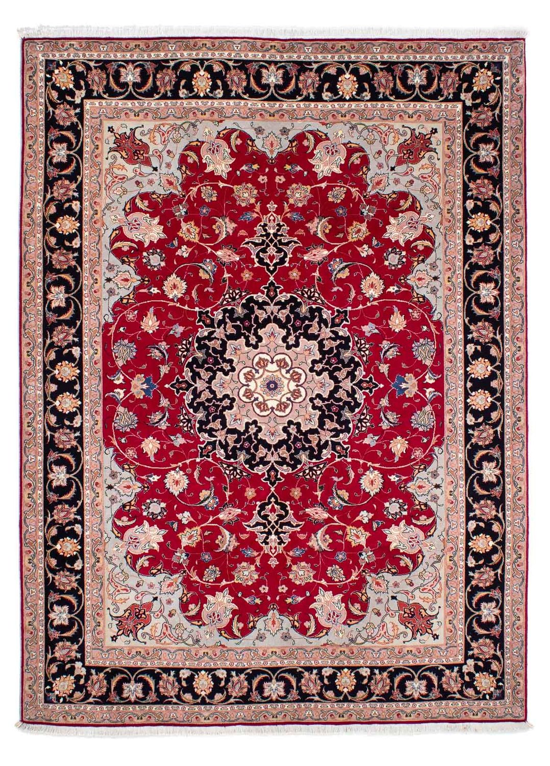 Persisk matta - Tabriz - Royal - 240 x 175 cm - röd