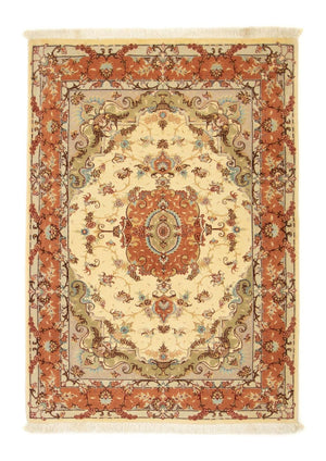 Persisk matta - Tabriz - Royal - 143 x 102 cm - beige