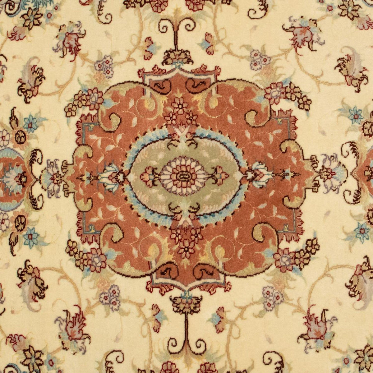 Persisk matta - Tabriz - Royal - 143 x 102 cm - beige