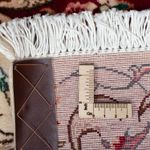 Persisk matta - Tabriz - Royal - 90 x 60 cm - mörkröd