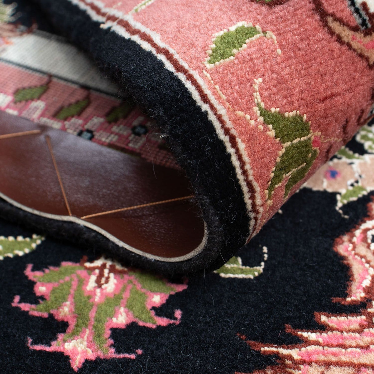 Persisk matta - Tabriz - Royal - 90 x 60 cm - mörkblå