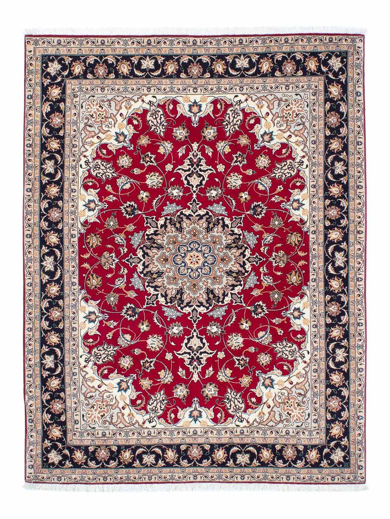 Persisk matta - Tabriz - Royal - 202 x 152 cm - röd