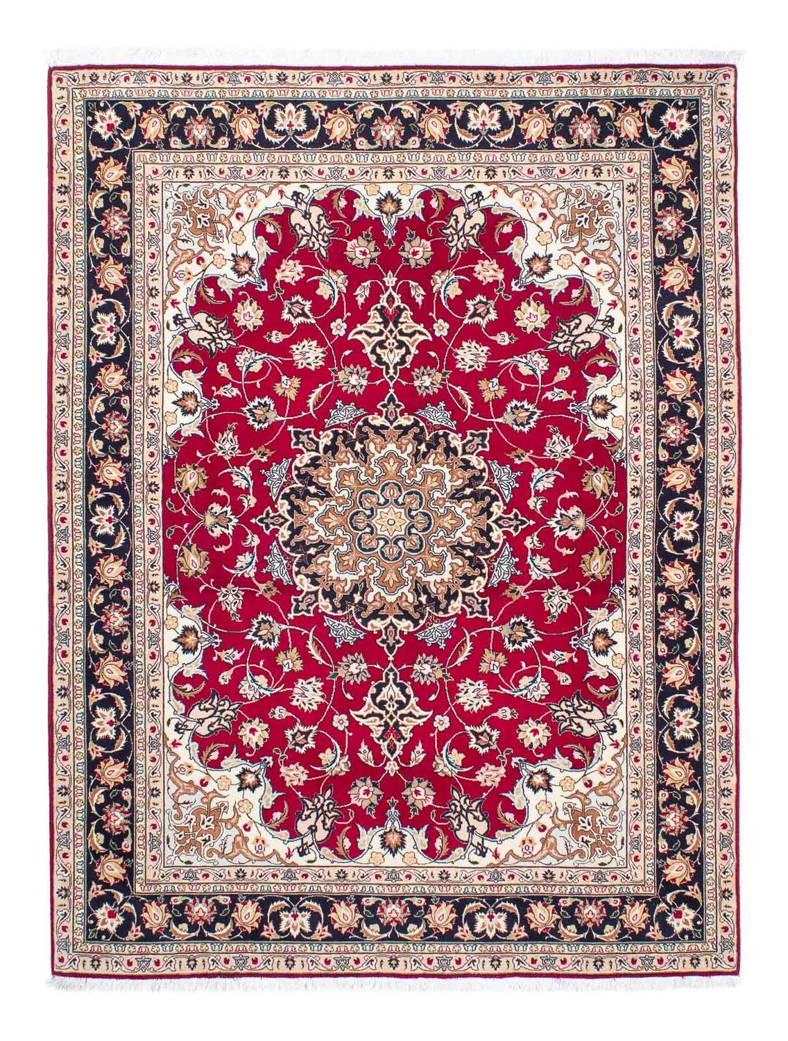 Persisk matta - Tabriz - Royal - 200 x 152 cm - röd