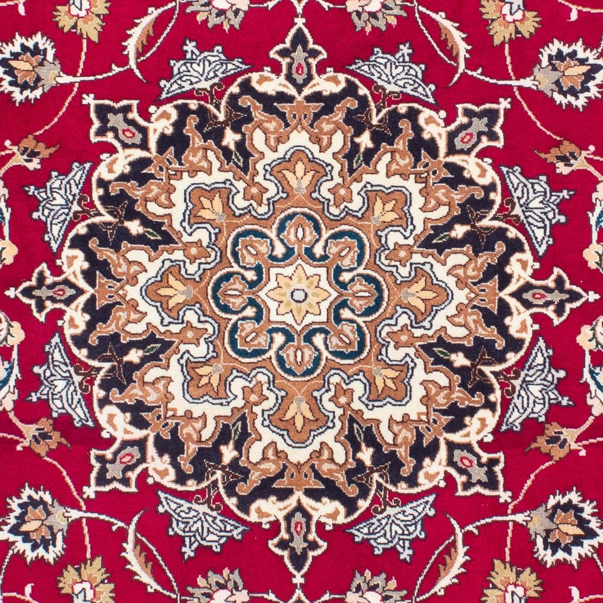 Persisk matta - Tabriz - Royal - 200 x 152 cm - röd