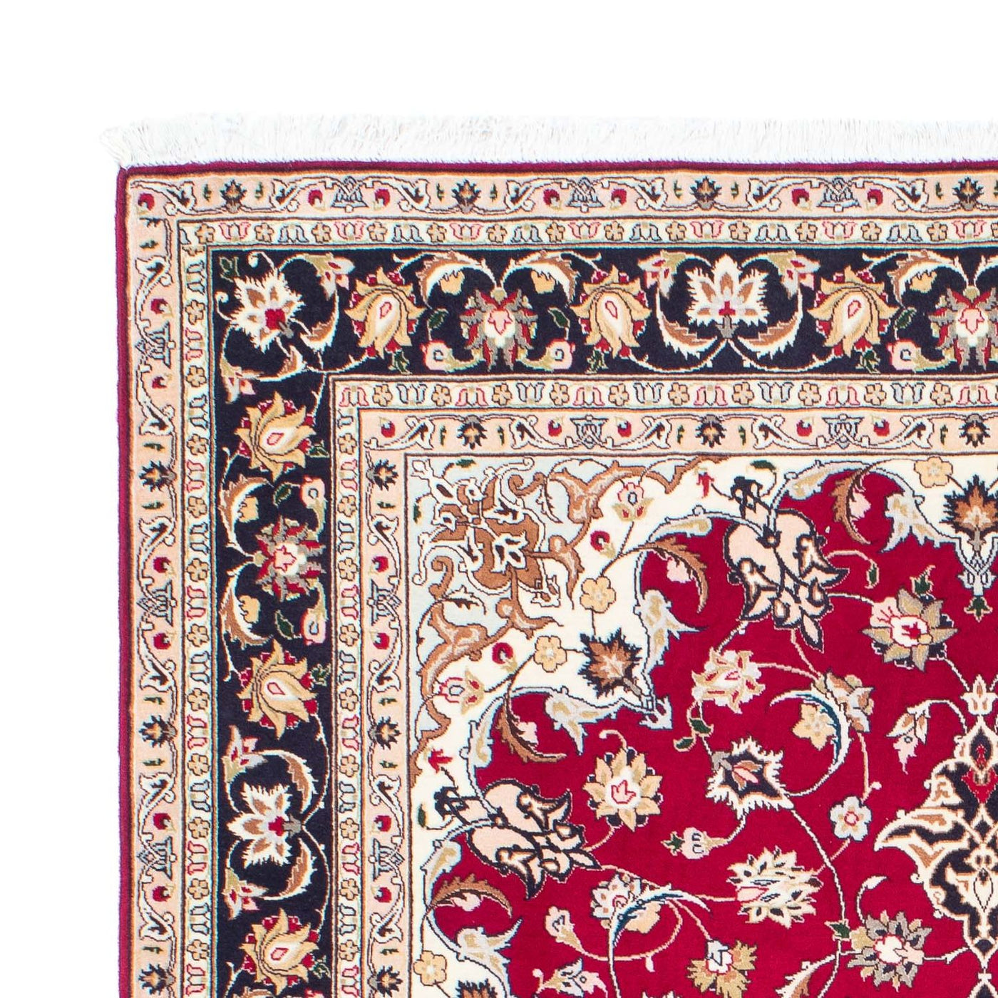 Persisk matta - Tabriz - Royal - 200 x 152 cm - röd