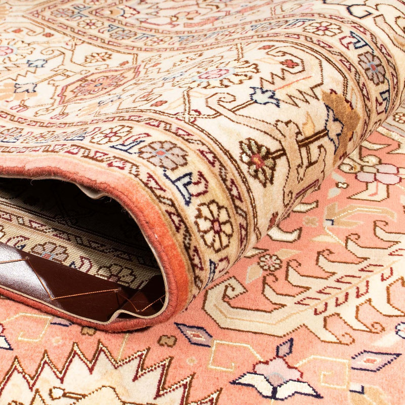 Persisk matta - Tabriz - Royal - 312 x 202 cm - ljusröd