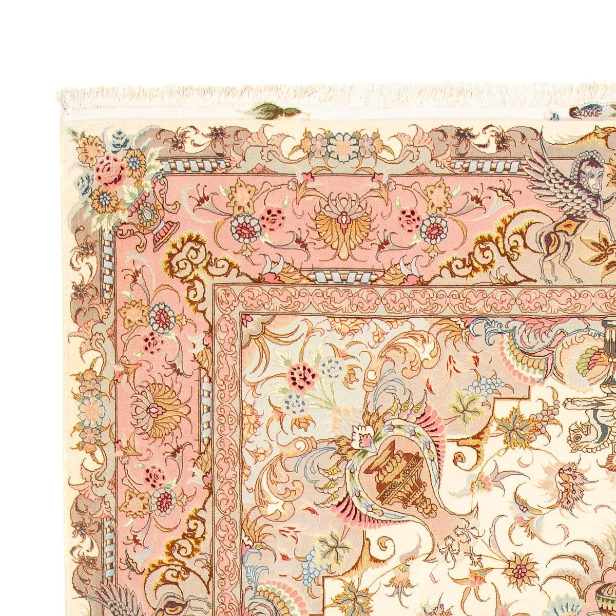 Persisk matta - Tabriz - 301 x 200 cm - beige