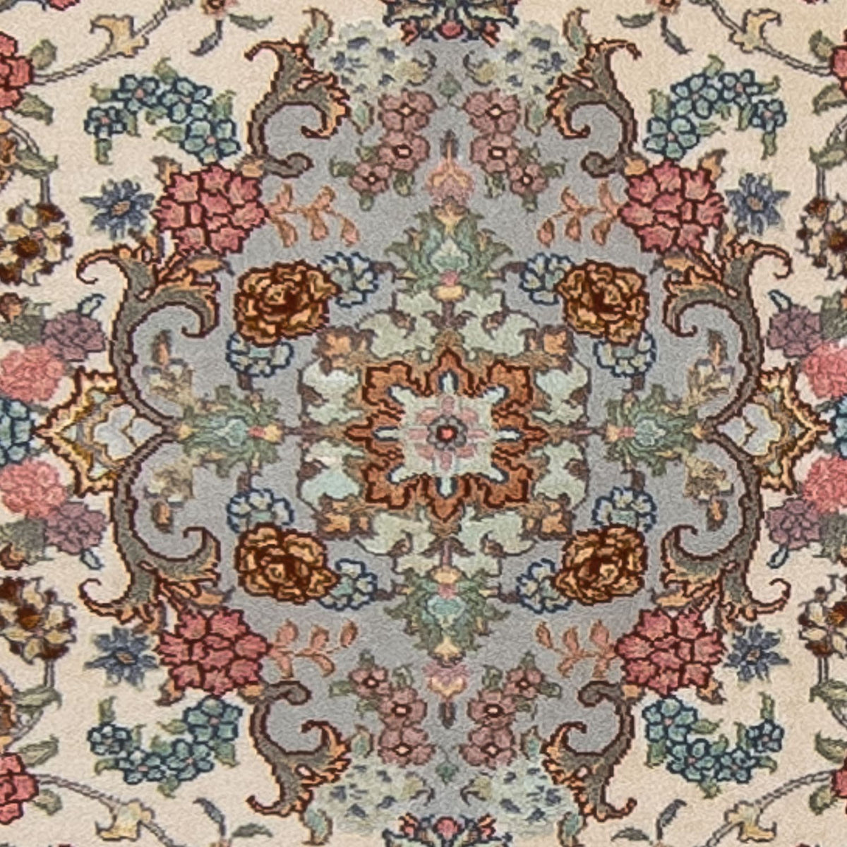 Runner Persisk matta - Tabriz - Royal - 355 x 92 cm - beige