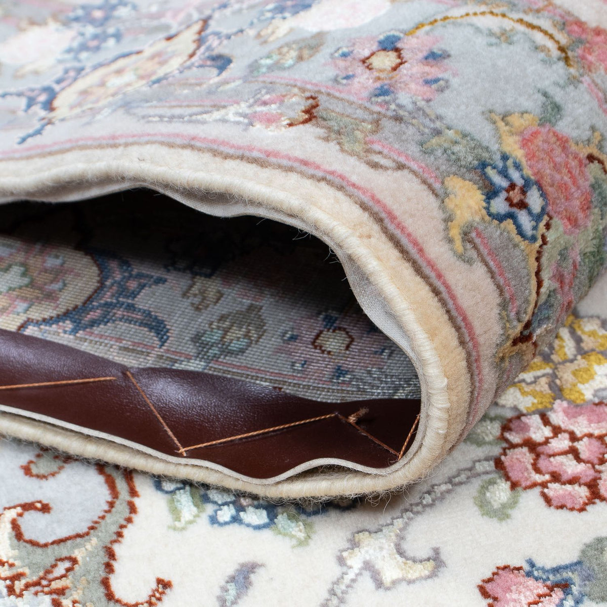 Runner Persisk matta - Tabriz - Royal - 355 x 92 cm - beige