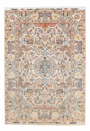 Persisk matta - Tabriz - Premium - 306 x 209 cm - beige