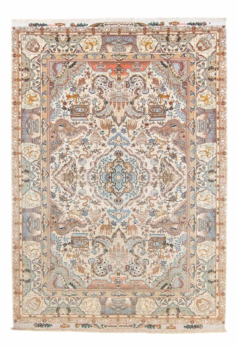 Persisk matta - Tabriz - Premium - 306 x 209 cm - beige