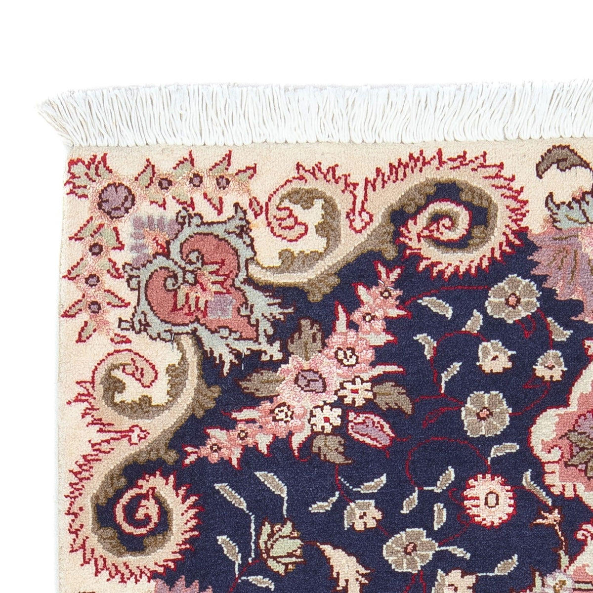 Persisk matta - Tabriz - Royal - 90 x 60 cm - mörkblå