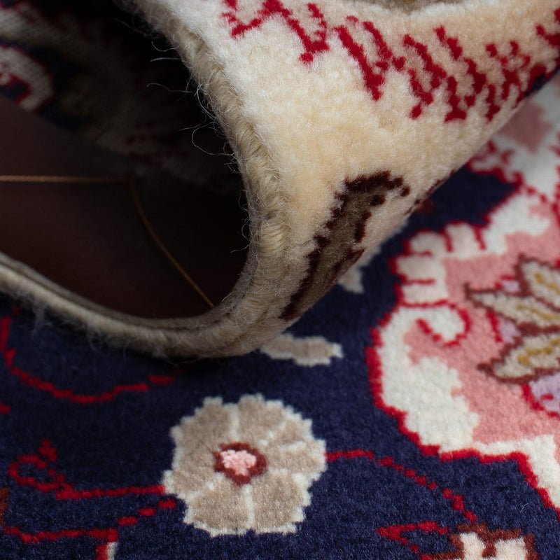 Persisk matta - Tabriz - Royal - 90 x 60 cm - mörkblå