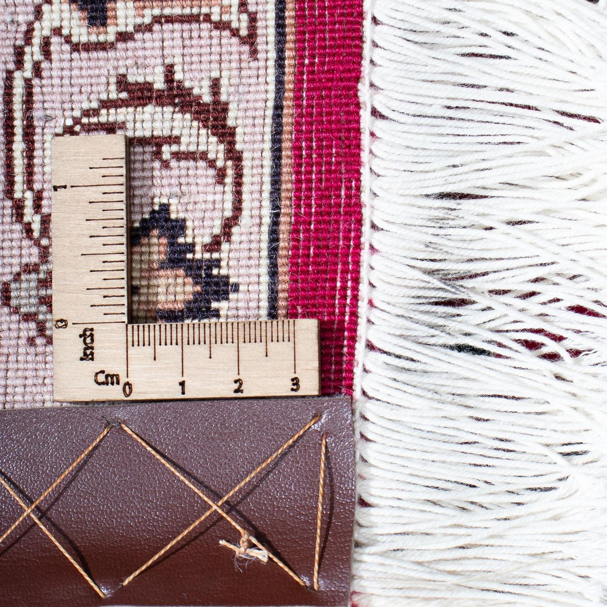 Persisk matta - Tabriz - Royal - 316 x 203 cm - mörkröd