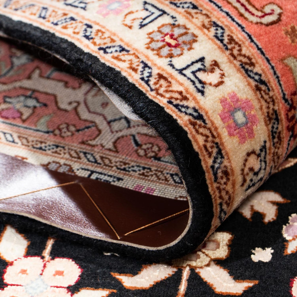 Persisk matta - Tabriz - Royal - 207 x 152 cm - ljusröd