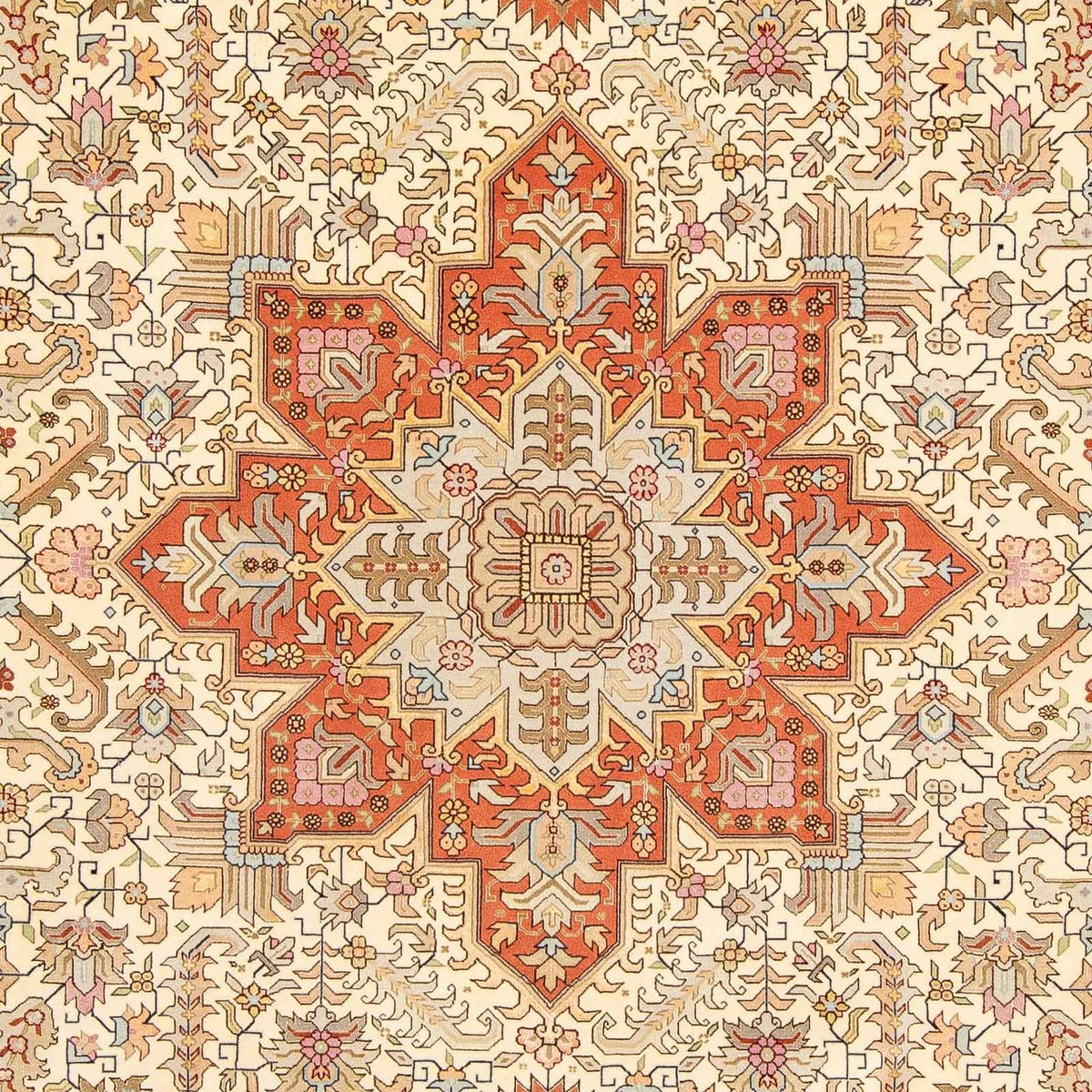 Persisk matta - Tabriz - Royal - 300 x 204 cm - beige