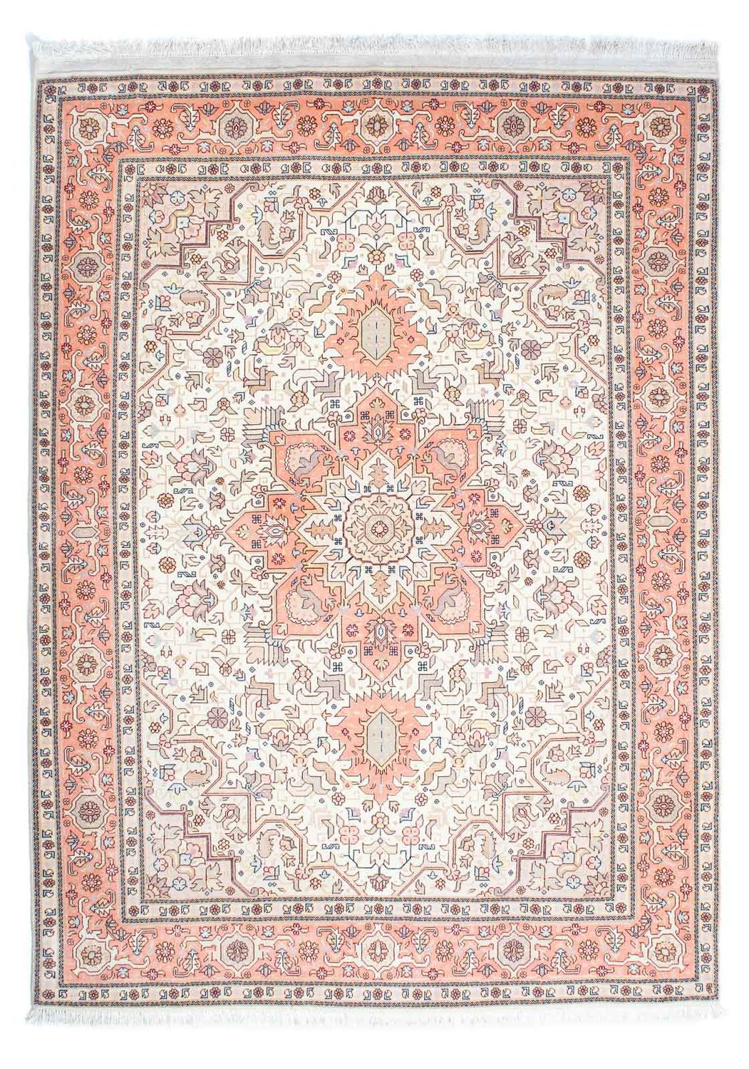 Persisk matta - Tabriz - Royal - 216 x 153 cm - beige