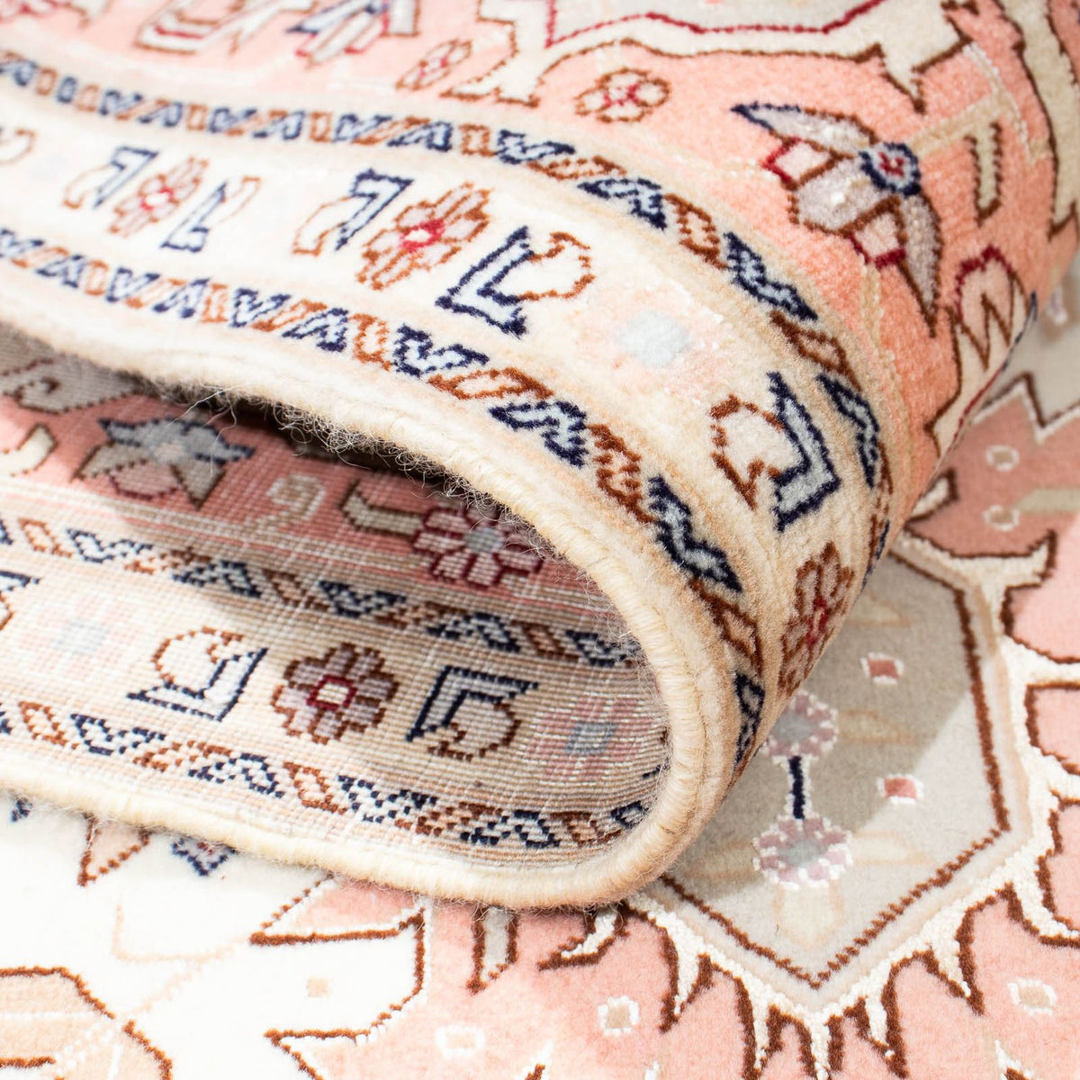 Persisk matta - Tabriz - Royal - 216 x 153 cm - beige