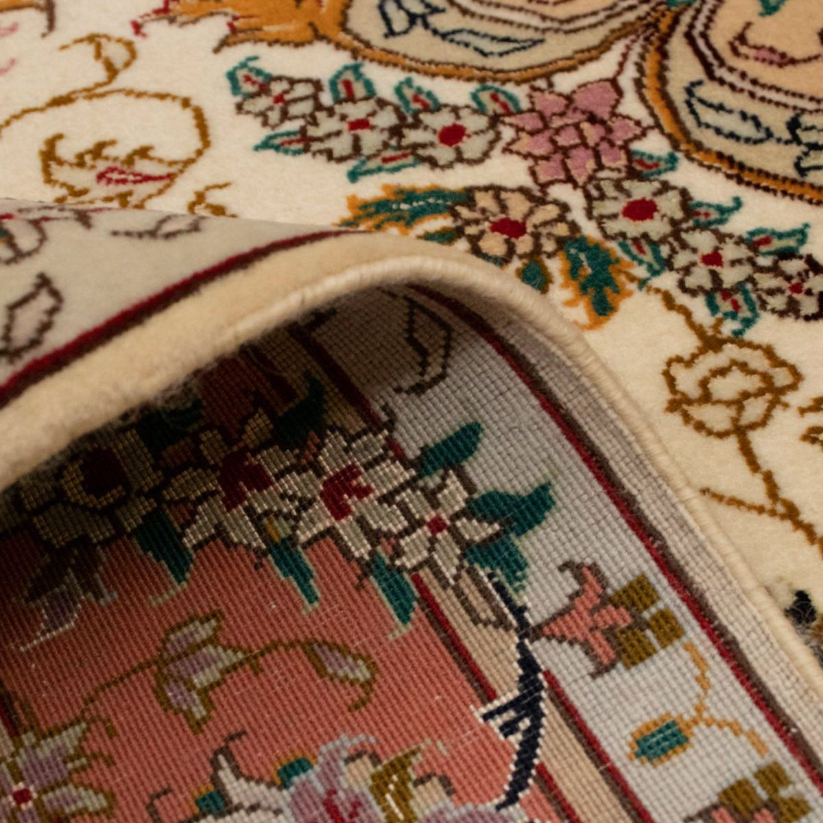 Persisk matta - Tabriz - Royal - 153 x 102 cm - beige