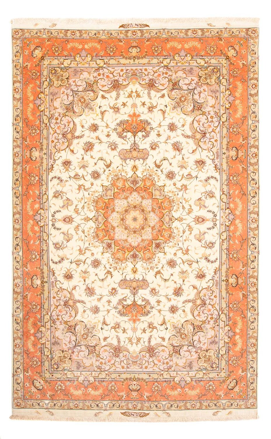Persisk matta - Tabriz - 303 x 199 cm - beige