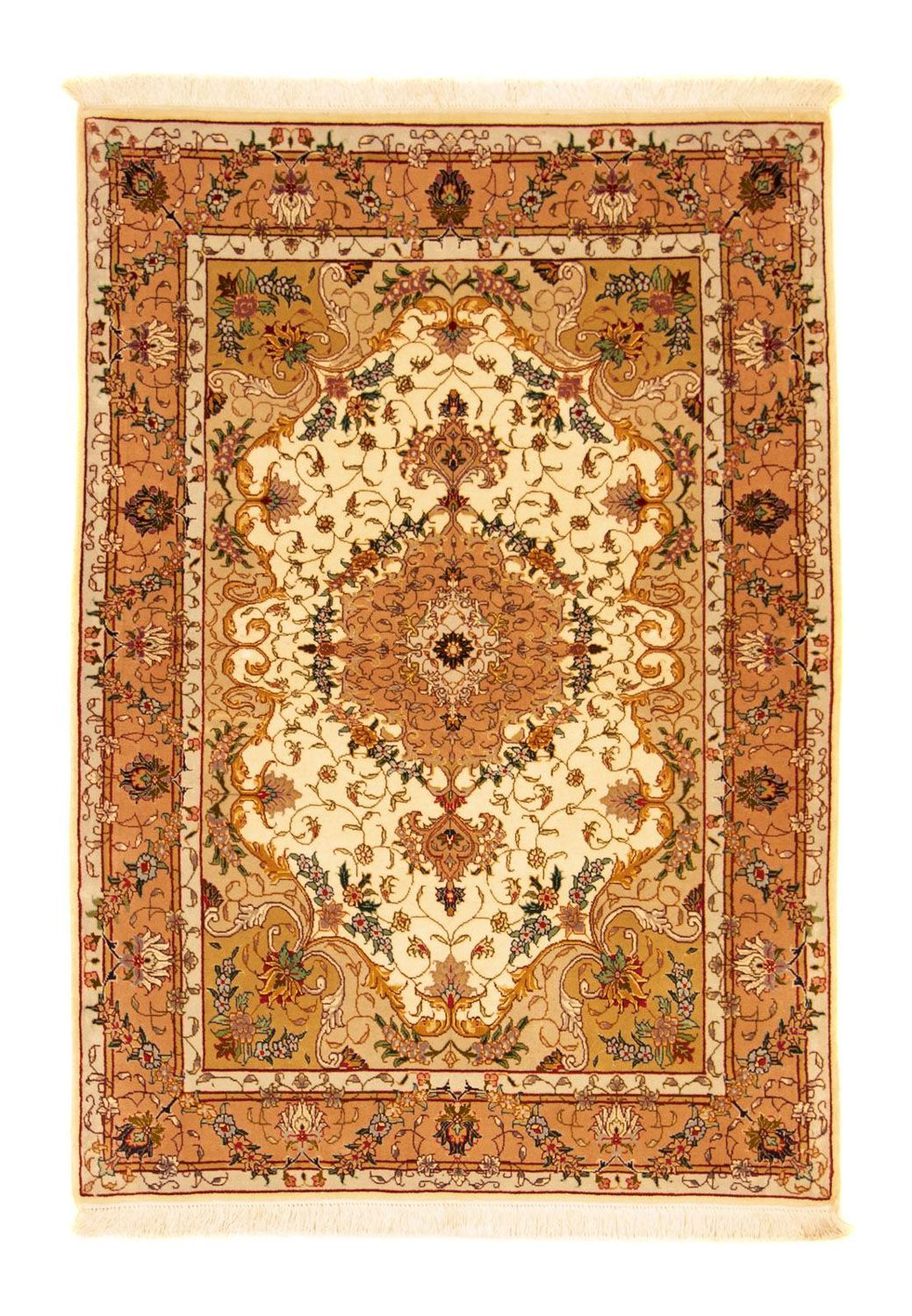 Persisk matta - Tabriz - Royal - 150 x 103 cm - beige