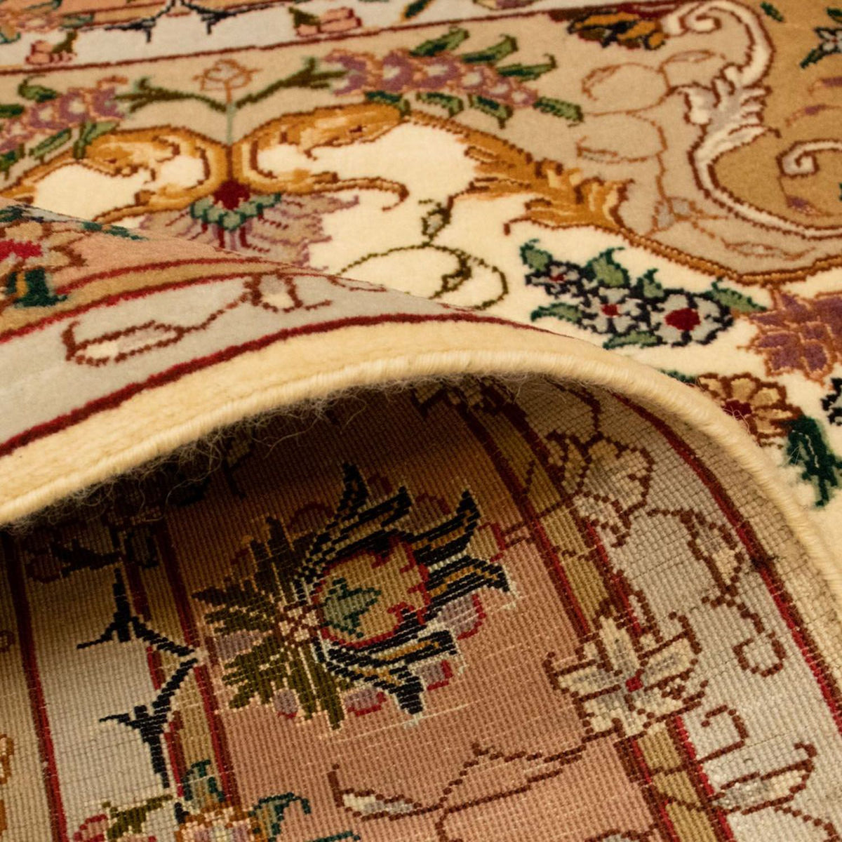 Persisk matta - Tabriz - Royal - 150 x 103 cm - beige