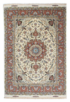 Persisk matta - Tabriz - 205 x 150 cm - beige