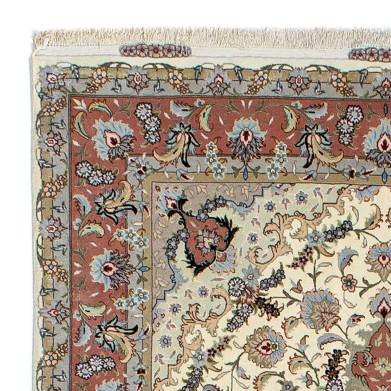 Persisk matta - Tabriz - 205 x 150 cm - beige